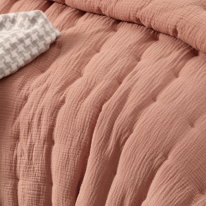 Clay Mist Queen Comforter Set – Breathable Cotton Gauze | OEKO-TEX ...